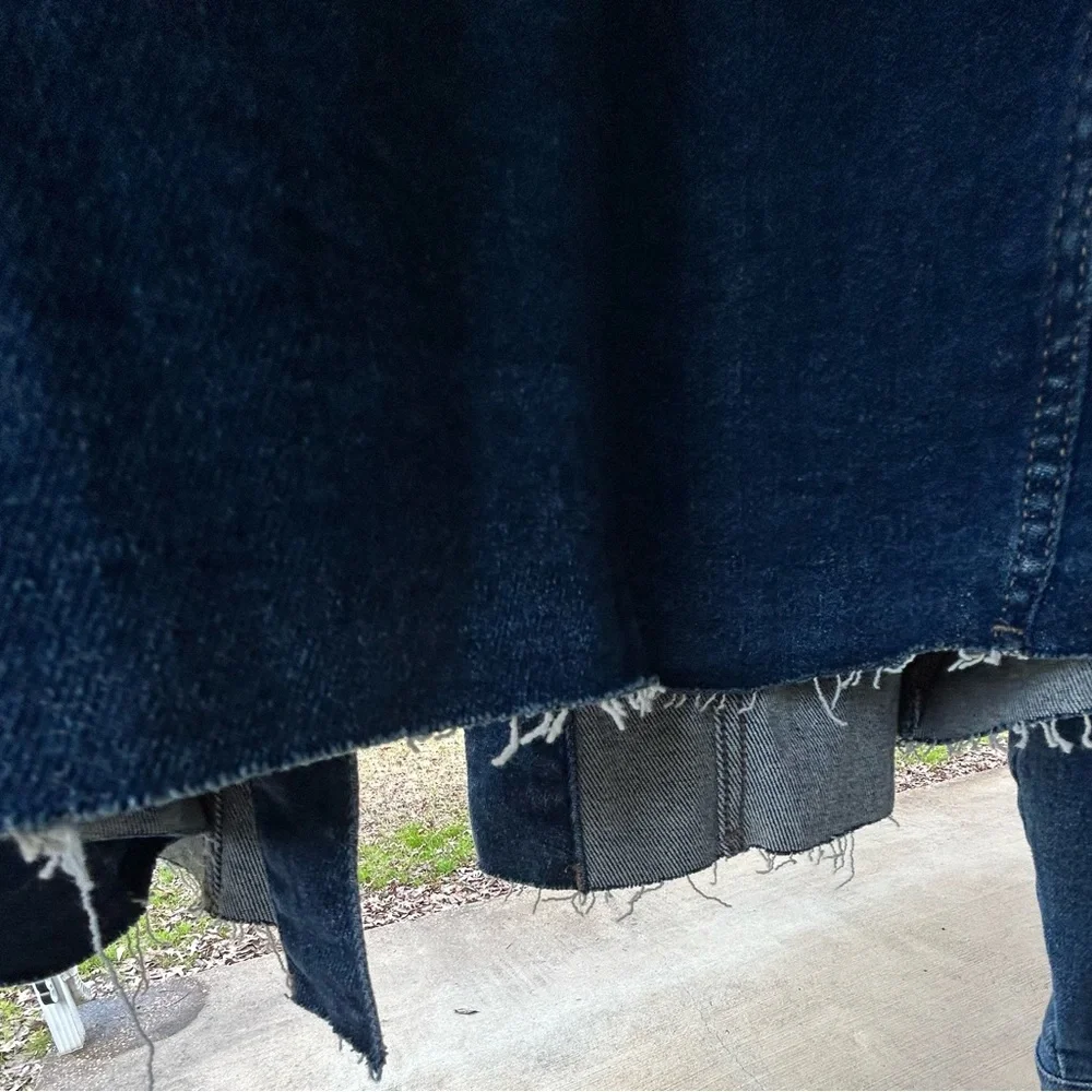 NWT- Women’s AVA & VIV Cropped Denim Jacket - Picture 8 of 11